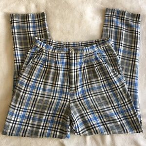 UO Urban Renewal Remnants Plaid Trouser Pant XS